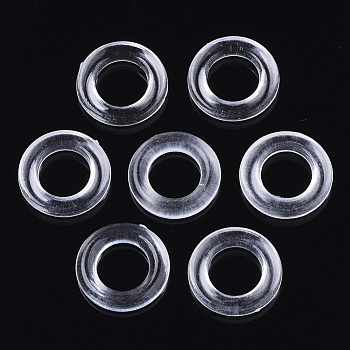Transparent Acrylic Linking Rings, Ring, Clear, 14x3mm, Inner Diameter: 8mm, about 1790pcs/500g