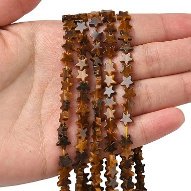 Natural Tiger Eye Beads Strands(G-F817-A06-01)-2