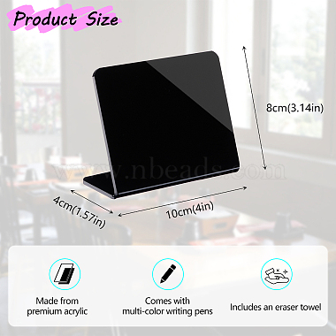 10Pcs Acrylic Mini Blackboard(AJEW-WH0481-573)-2