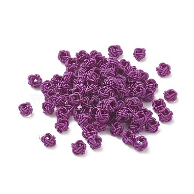 Purple Round Nylon Beads