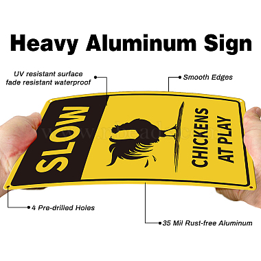 Уф-защищенный и водонепроницаемый алюминиевый предупреждающие знаки(AJEW-WH0111-H15)-4