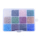 2160Pcs 12 Color Transparent Glass Beads(GLAA-T024-11)-1
