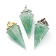 Resin Pointed Pendants(G-L571-01D)-1