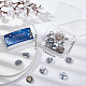 Sunnyclue bricolage kits de fabrication de collier pendentif demi-rond(DIY-SC0020-01C)-7