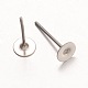 316 Surgical Stainless Steel Stud Earring Findings(X-STAS-K098-02-5mm-P)-2