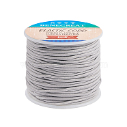 Elastic Cord, Beading Crafting Stretch String, Polyester Outside and Latex Core, Gainsboro, 2mm, about 50m/roll, 1roll/box(EW-BC0002-41)