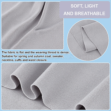 Polycotton Elastic Ribbing Fabric for Cuffs(DIY-WH0021-10C)-4