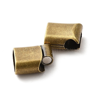 Ion Plating(IP) 304 Stainless Steel Magnetic Slide Lock Clasps(STAS-P325-03A-AB)-3
