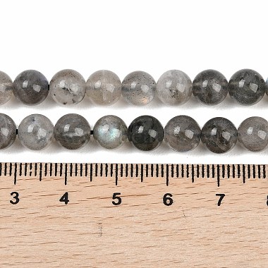 Natural Labradorite Beads Strands(G-Z133-A01-7mm-02)-5
