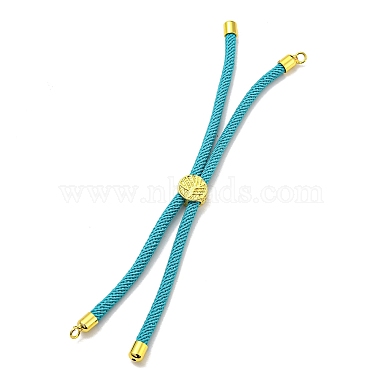 Fabricaciones de pulseras con cordones de nailon aptas para dijes de conectores.(AJEW-P116-01G-13)-2