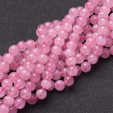 6mm Pink Round Rose Quartz Beads