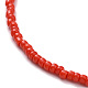 7 шт. 7 цвета чакра ювелирные изделия стеклянные ожерелья из бисера набор(NJEW-JN03803)-6