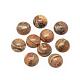 Natural Picture Jasper Cabochons(G-R416-8mm-42)-1