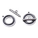 201 Stainless Steel Toggle Clasps(X-STAS-R115-14B-P)-2