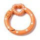Spray Painted Alloy Spring Gate Ring(X1-PALLOY-P292-04)-2
