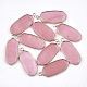 Natural White Jade Pendants(G-T112-23H)-1