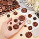 100Pcs 6 Style Natural Flat Round 4-hole Basic Sewing Button(FIND-OC0002-11)-3