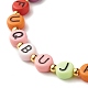 Bracelet extensible rond plat avec lettre en perles pour femme(BJEW-JB07553-01)-4