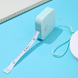 ABS Tape Measure, Soft Retractable Sewing Tape Measure, for Body, Sewing, Tailor, Cloth, Turquoise, 1500mm(PW23092674650)