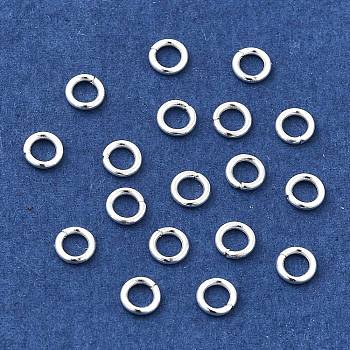 304 Stainless Steel Open Jump Rings, for DIY Jewelry Craft, Silver, 20 Gauge, 4x0.8mm, Inner Diameter: 2.4mm