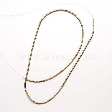 Electroplate Non-magnetic Synthetic Hematite Bead Strands(G-F300-37A-03)-2