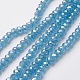 Electroplate Glass Beads Strands(EGLA-F124-PL-B02)-1