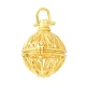 Brass Cage Pendants(KK-CBA8ACD-07G)-1