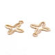 201 Stainless Steel Tiny Cross Charms(STAS-C017-14G)-2