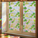 Waterproof PVC Electrostatic Wall Stickers, for Living Room TV Wall Store Backdrops Thick Wallpaper Decoration, Lime Green, 1115x450x0.1mm(STIC-WH20002-40)