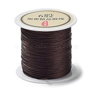 6-Ply Round Nylon Thread, with Spool, Coffee, 0.4mm, about 54.68 Yards(50m)/Roll(NWIR-Q001-01C-03)