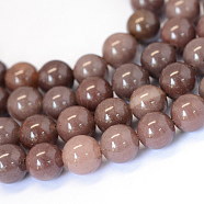Natural Purple Aventurine Round Bead Strands, 6~6.5mm, Hole: 1mm, about 63pcs/strand, 15.5 inch(X-G-E334-6mm-21)