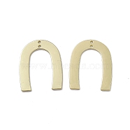 Alloy Pendants, Arch Charm, Light Gold, 35.5x27.5x1.5mm, Hole: 1.5mm(PALLOY-D014-11LG)