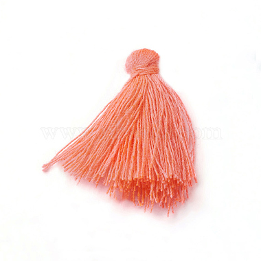 Décorations pendentif pompon en polycoton (coton polyester)(FIND-G011-M)-2