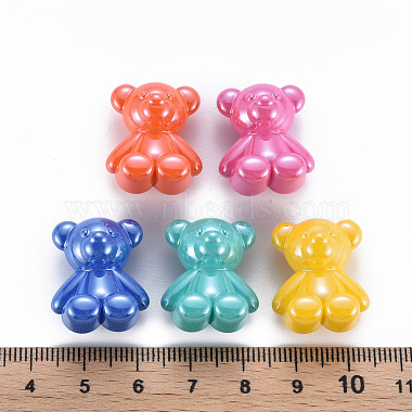 Perles acryliques opaques nacrées(X-MACR-S373-39I)-4