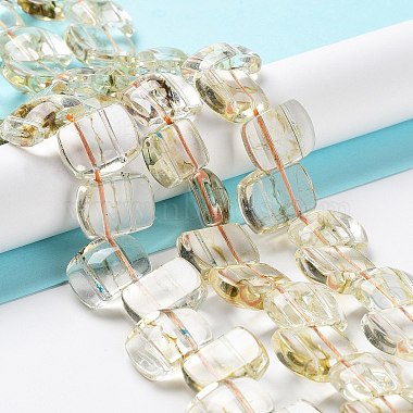 Transparent Glass Imitation Gemstone Beads Strands(GLAA-G105-01E)-2