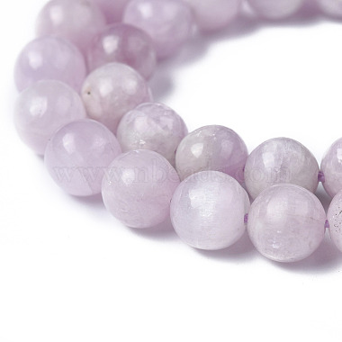 pierres précieuses naturelles perles rondes de kunzite brins(G-O030-5mm-06)-2