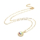 Rainbow Color Pride Necklace(NJEW-H160-02G)-2