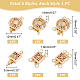6Pcs 6 Styles Brass Box Clasps(KK-NB0003-36)-2