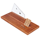 Support de rangement personnalisé pour règle de quilting en bois à fente 10(RDIS-WH0011-21C)-1