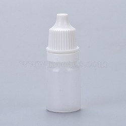 Plastic Eye Dropper Bottles, Refillable Bottle with Caps, for Ear Drops, Essential Oils and Various Liquids, Clear, 4.95cm, Capacity: 5ml(0.17 fl. oz)(MRMJ-L016-002A)