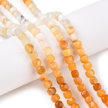 Gradient Color Natural Topaz Jade Beads Strands(G-N342-136)-5