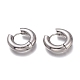 Tarnish Resistant 201 Stainless Steel Huggie Hoop Earrings(EJEW-O095-05-14)-1