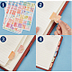 Gradient Color monthly Planner Self-Adhesive Tabs Stickers(DIY-WH0308-187A)-6
