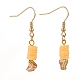 Polymer Clay Heishi Beads Dangle Earrings(EJEW-JE04456-03)-1