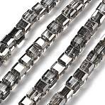 Electroplate Glass Beads Strands, Cube, Faceted, Gray, 7x7x7mm, Hole: 1.4mm, about 98~99pcs/strand, 26~27.44''(66~69.7cm)(EGLA-H108-01A-PL01)