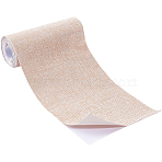 1 Roll Linen Repair Tape, Self Adhesive Fabric Patches for Couch Sofas, Headboards, Chairs, PapayaWhip, 1600x100x0.6mm(DIY-GF0013-01A-01)
