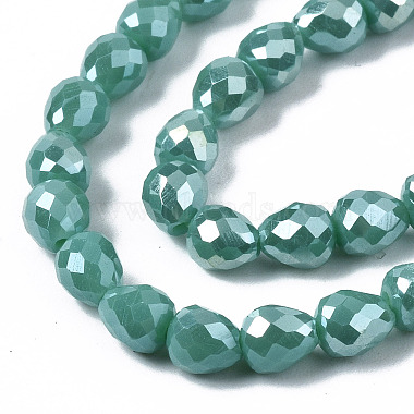 Opaque Glass Beads Strands(X-EGLA-T008-16F)-3