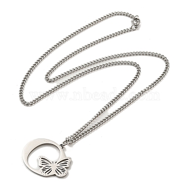 201 Stainless Steel Necklaces(NJEW-Q336-01O-P)-2