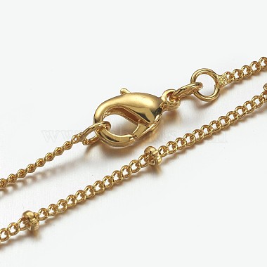 Brass Chain Necklaces(X-MAK-F013-07G)-2