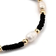 Bracelets de perles tressées en fil de nylon ajustable(BJEW-JB05384-02)-2